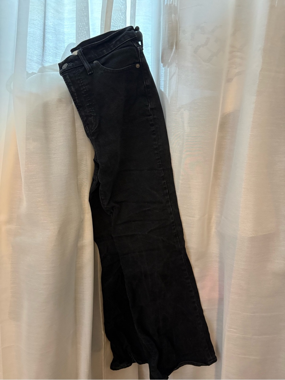 Madewell Perfect Vintage Flare Black Jeans